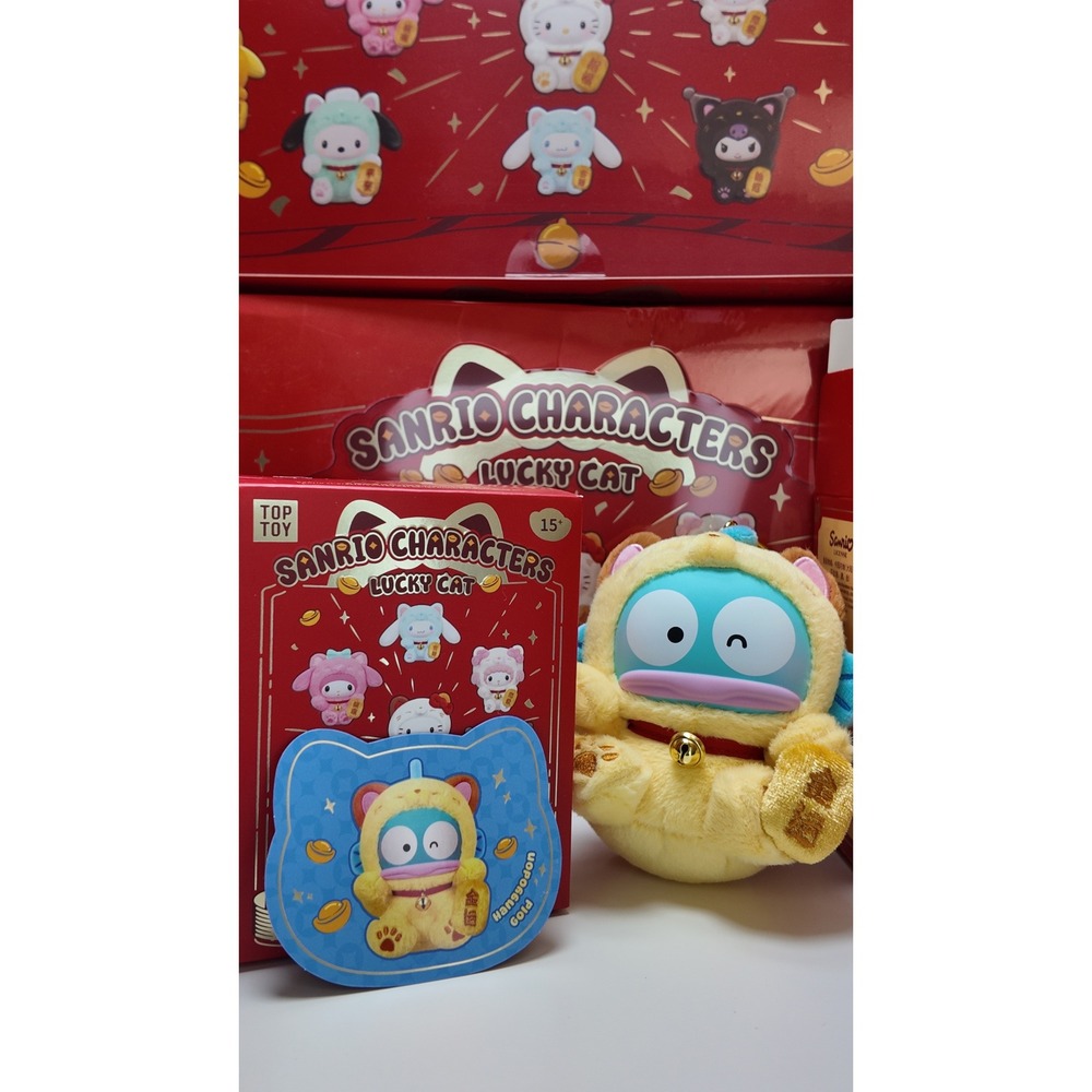 TOP TOY Sanrio Characters Lucky Cat Plush Series - Hangyadon